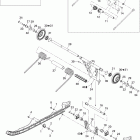 MX Z TNT 600 H.O. E-TEC Задний рычаг