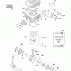 Skandic Tundra Коленвал,поршень и цилиндр