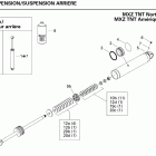 MX Z TNT 600 H.O. E-TEC Амортизатор в разборе задний 1