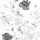 Summit Everest 500SS 01- engine and engine support 500ss