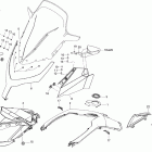 GTX SE 1200 4-TEC Стекло ветровое и консоль