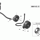 MX Z TNT 600 H.O. E-TEC Магнето