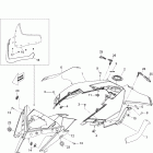 MX Z TNT 600 H.O. E-TEC Стекло ветровое и консоль