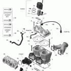 MX Z TNT 600 H.O. E-TEC (MJ9A, Early Edition) Цилиндр и система впрыска