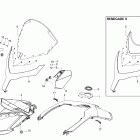 MX Z Renegade 1200 4-TEC Ветровое стекло
