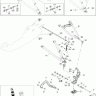 MX Z TNT 600 H.O. E-TEC Передняя подвеска и лыжи