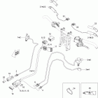 MX Z X 600RS Жгут проводов - рулевая