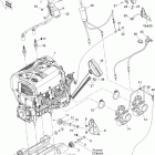 Summit 550F Двигатель и крепление