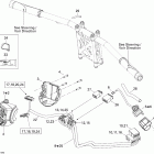 GSX LTD 600HO SDI 10- steering wiring harness 600ho sdi