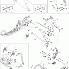 MX Z 600RS Передняя подвеска и лыжи