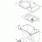 Skandic WT 600 02- air silencer wt 600