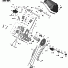 Legend Touring V800 Головка цилиндров задняя часть