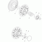 Skandic WT 600 05- driven pulley wt 600