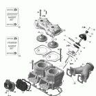 MX Z 600RS Блок цилиндров и мощностные клапана