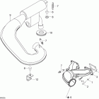 Skandic WT 600 01- exhaust system wt 600