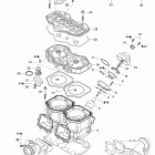 GTX SPORT 500SS Блок цилиндров и мощностные клапана