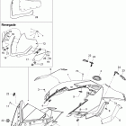 MX Z RENEGADE 800R 09- windshield and console 800r ren