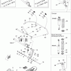 Summit Adrenaline 600HO SDI Передняя подвеска и лыжи