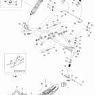 Legend Touring V800 Передняя подвеска и лыжи