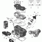 MX Z TNT 500SS Цилиндр и головка