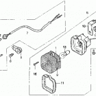TRX200D Фонарь задний