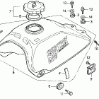 TRX200D Топливный бак