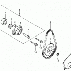TRX200D Масляный насос