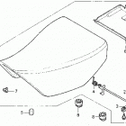 TRX200D Сидение