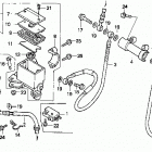 TRX200D Fr. brake master cyl.