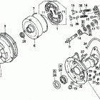 TRX200D Rear brake drum