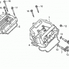 TRX200D Крышка головки цилиндров