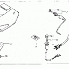 TRX200D Trailer hitch set