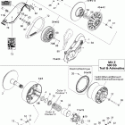 MX Z Trail 500SS Вариатор