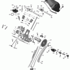 Expedition TUV V-800 Цилиндр и головка цилиндров ,задняя сторона
