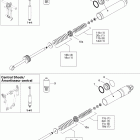 MX Z Renegade 800HO PTEK 08- take apart shock, rear b