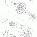 Skandic WT 600 05- drive pulley 600