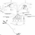 Skandic WT 600 10- steering wiring harness wt 600