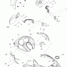 MX Z XRS 800HO PTEK 09- windshield and console 800