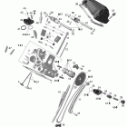 Legend Trail V800 Головка цилиндров задняя часть