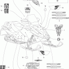MX Z Trail 500SS 09- decals trail