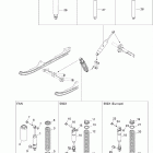 MX Z 550X Задняя подвеска, амортизаторы