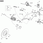 GSX LTD 600 HO SDI Тормозная система