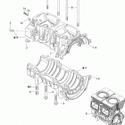 Skandic WT 550 01- crankcase (550)