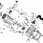 Expedition TUV V-800 Цилиндр и головка цилиндров ,передняя сторона
