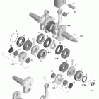 MACH Z Adrenaline Коленвал и поршни