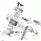 Expedition TUV 1300 (Europe) Цилиндр и головка цилиндров ,задняя сторона