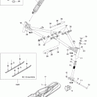 Skandic Tundra V-800 Передняя подвеска и лыжи