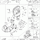 GSX LTD 600 HO SDI 01- exhaust system 600 ho sdi