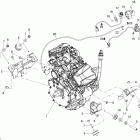 Legend Trail V800 Двигатель и крепление