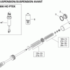 MX Z X 800HO PTEK 07- take apart shock, front x